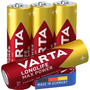 Baterii Varta Longlife Max Power, LR6, AA, alcaline, 1.5 V, 4 bucati/set - Img 3