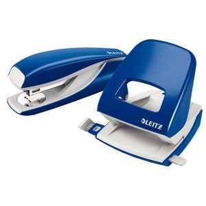 Capsator metalic Leitz 5502 NeXXt Series, 30 coli, 200 capse P3 incluse, albastru - Img 6