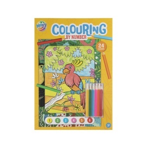 Carte de colorat pe numere Creative Craft, A4