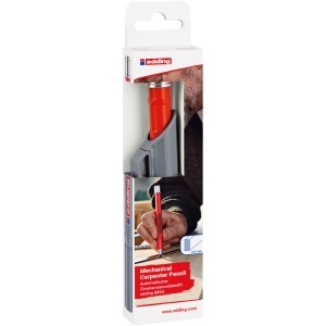 Creion mecanic Edding 8890 pentru dulgherie, duritate HB, 1 bucata, blister, corp aluminiu robust, varf rectangular