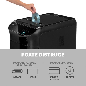 Distrugator de documente, Fellowes Automax 550C, 550 coli - Img 4