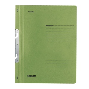Dosar de incopciat 1/1 Lux Falken, carton, 250 g/mp, verde, 50 buc/set