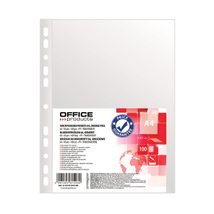 File de protectie, orange peel, 50 microni, A4 plastic, 100 bucati/set