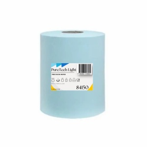 Lavete industriale turcoaz PureTech Light, 29.5 x 38 cm, 152 m, 400 portii/rola