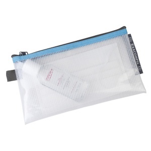 Mapa protectie, inchidere fermoar, DL, 10x31 cm, transparent - Img 5