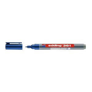 Marker pentru tabla Edding 361, corp plastic, varf 1 mm, albastru - Img 2