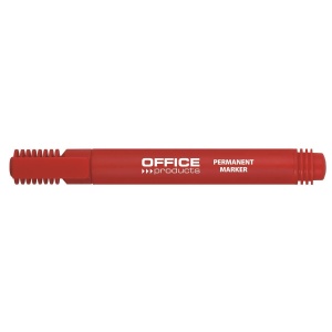 Marker permanent, Office Products, varf rotund, 1-3 mm, rosu