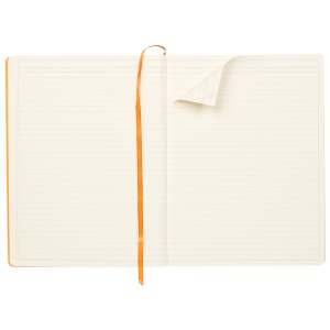 Notebook A4+ Rhodiarama, 80 file, ivory dictando, galben - Img 3