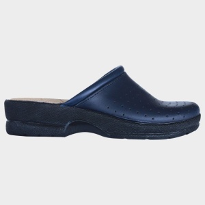 Saboti de barbati bleumarin din piele GOLDENFIT, GF MAN NAVY, marimea 46