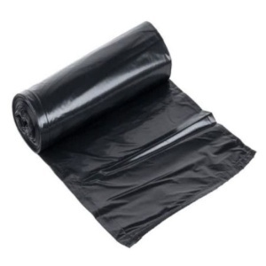Saci menajeri LDPE, negru, 160L, 30 microni, 90x110 cm, 10 saci/rola