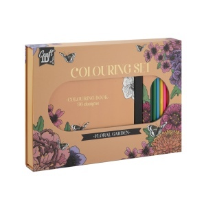 Set creativ Creative Craft, 10 culori, carte de colorat, 48 file