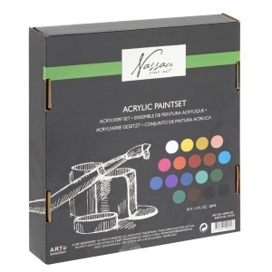 Set culori acrilice Creative Craft Fine Art, 18 culori, 36 ml - Img 2