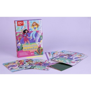 Set hartie metalica transferabila, Apli, tema Moda, 20 coli - Img 2