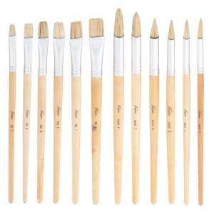 Set Nassau Fine Art, 12 pensule profesionale, diverse dimensiuni - Img 4
