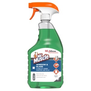 Detergent parfumat pentru geamuri Mr Muscle, verde, 750 ml