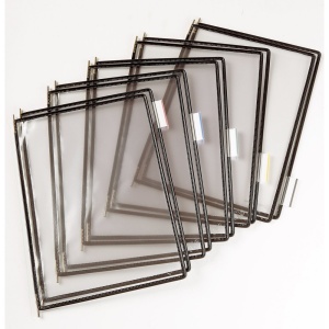 Display Tarifold, A4, 10 bucati/set, negru - Img 2