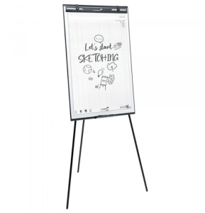 Flipchart magnetic Legamaster Sketch Easy, cu trepied