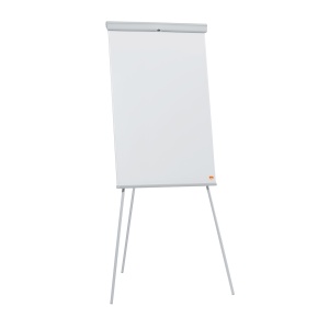 Flipchart NOBO Essentials, otel lacuit, trepied magnetic, alb