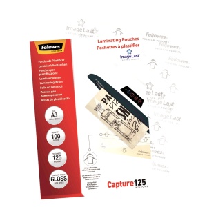Folie pentru laminare Fellowes, 125 microni, A3, 100 coli/top - Img 3