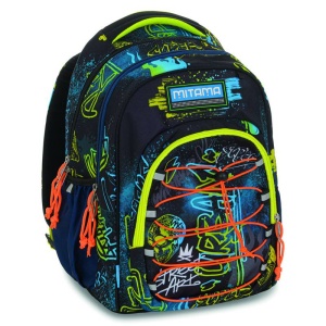 Ghiozdan Mitama New Plus, 3 compartimente, Urban Evo