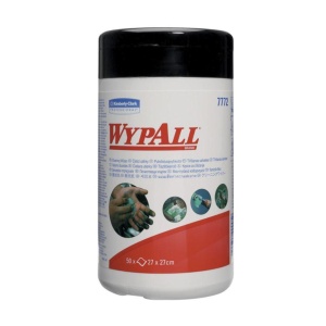 Lavete industriale preumezite Kimberly-Clark Wypall, verzi, 50 portii/set