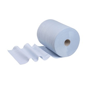 Lavete Kimberly-Clark Wypall L20 2 str Airflex albastra, 500 portii - Img 3
