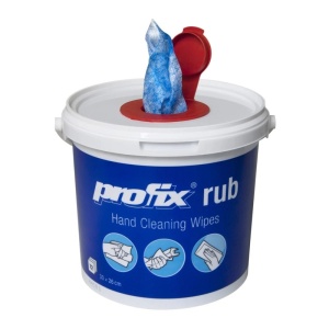 Lavete umede abrazive Profix Rub, 30 x 26 cm, 72 buc