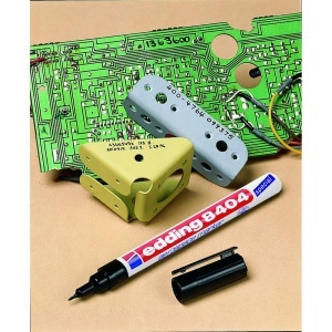 Marker Edding 8404 Aersopace, permanent, corp plastic, varf rotund, 0.75 mm, negru - Img 6