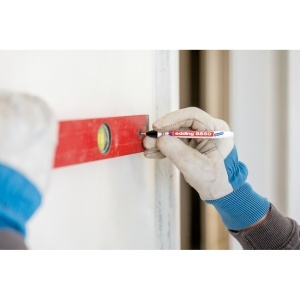 Marker Edding 8850 tamplarie corp plastic varf 0.7-1mm negru, permanent, rezistent - Img 3