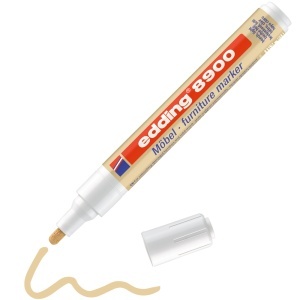 Marker Edding 8900 pentru retusuri mobilier lemn, fag - Img 2
