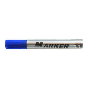 Marker pentru tabla, varf rotund 2mm, albastru