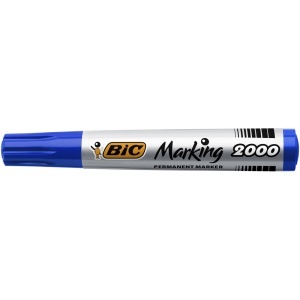 Marker permanent BIC 2000, varf rotund 1.7 mm, albastru - Img 3
