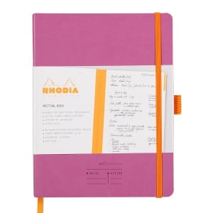 Meeting Book A5+ Rhodiarama, 80 file, lila - Img 2