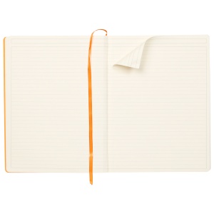 Notebook A4+ Rhodiarama, 80 file, ivory dictando, tangerine - Img 3