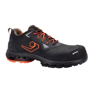 Pantofi de protectie Portwest Amsterdam, S3S ESD CI LG FO SR, negru/portocaliu, marime 40