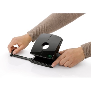 Perforator Novus B230 re+new, 30 coli, negru, 62% pp reciclat - Img 4