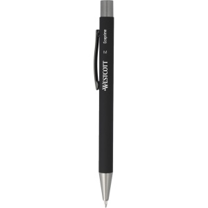 Pix cu mecanism Westcott EcoPrime Softgrip, 0,5 mm, corp negru