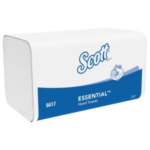 Servetele Z Kimberly-Clark Scott Essential albe, 1 strat, 21 x 20cm, 340 portii, 15 pachete/bax - Img 4