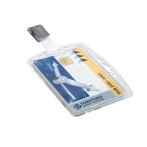 Suport card acces Durable, 54 x 85 mm, 25 bucati/cutie - Img 4