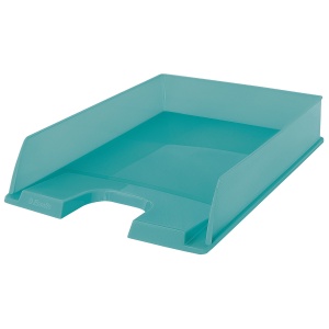 Tavita documente Esselte Colour'Breeze, PS, reciclabil, A4, albastru