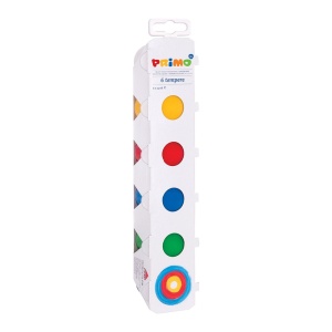 Tempera Morocolor Primo, 25 ml, 6 culori/cutie
