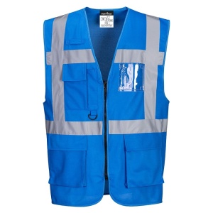 Vesta reflectorizanta Portwest Iona Executive F476, albastru royal, marime M