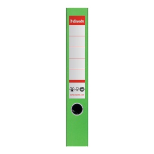 Biblioraft Esselte No.1 Power Recycled, carton, 100% reciclat, reciclabil, certificare FSC, A4, 50 mm, verde - Img 3