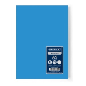 Caiet A5 capsat, matematica, 48 file, 70 g/mp, FSC, coperta albastru