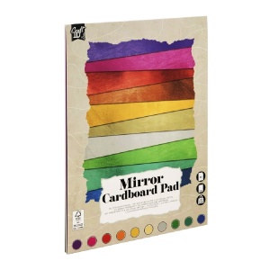 Carton lucios Creative Craft, A4, 250 g, 10 file, diverse culori