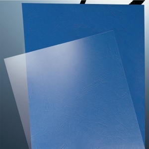 Coperta legare documente GBC, PVC, A4, 150 mic, 100 bucati/set, transparent