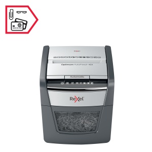 Distrugator documente automat, REXEL OPTIMUM 45X, P4, cross-cut, 45 coli - Img 2