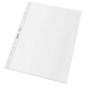 Folie de protectie Leitz Recycle, PP, 90% reciclat, reciclabil, A4, 100 mic, 100 buc/cutie, standard - Img 3