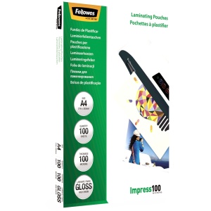 Folie pentru laminare Fellowes, 100 microni, A4, 100 coli/top - Img 4