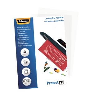 Folie pentru laminare Fellowes, 175 microni, A4, 100 coli/top - Img 3
